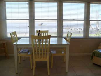 Dining Table overlooks Ocean